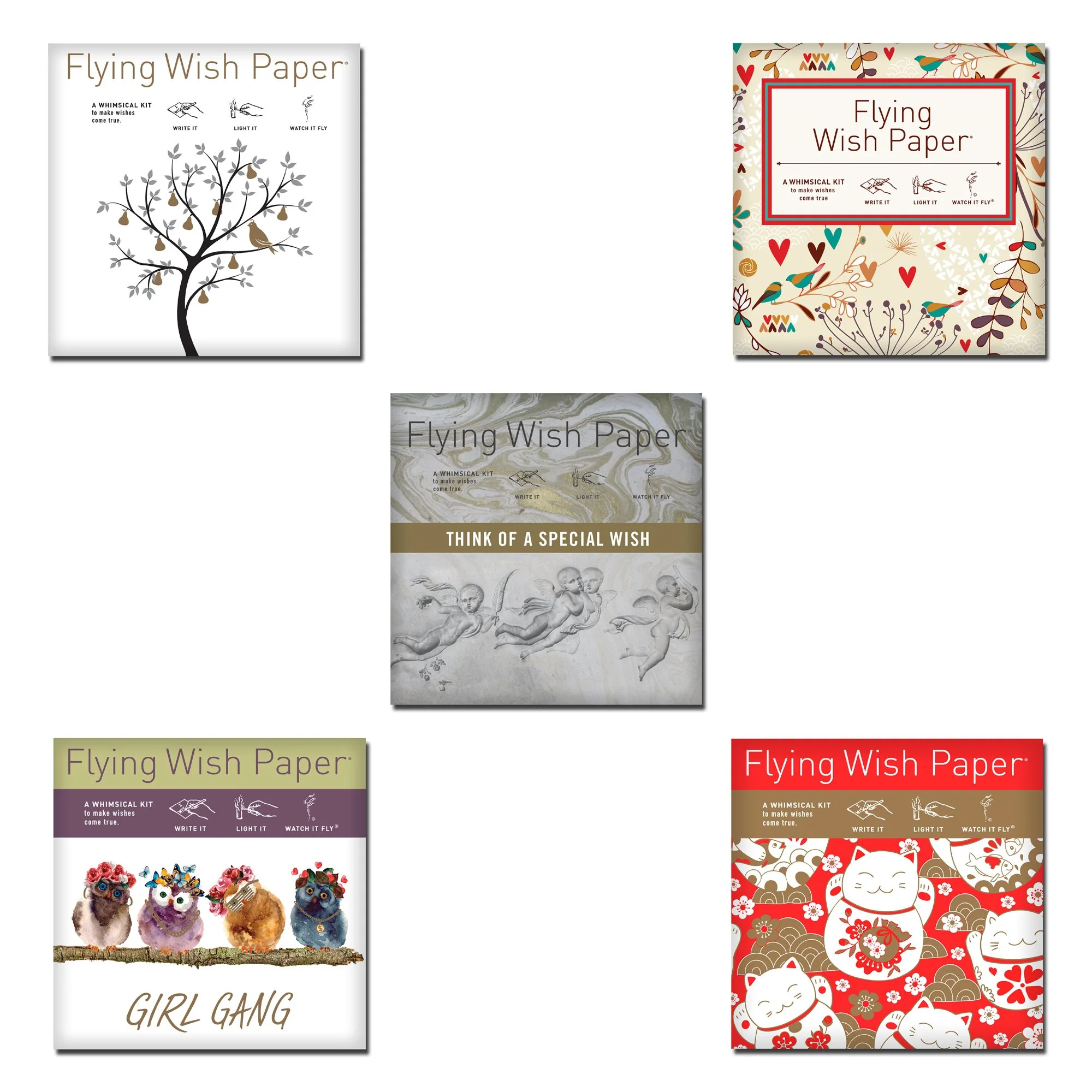 Flying Wish Paper® Limited Bundle Edition – 5 Mini Gift Kits