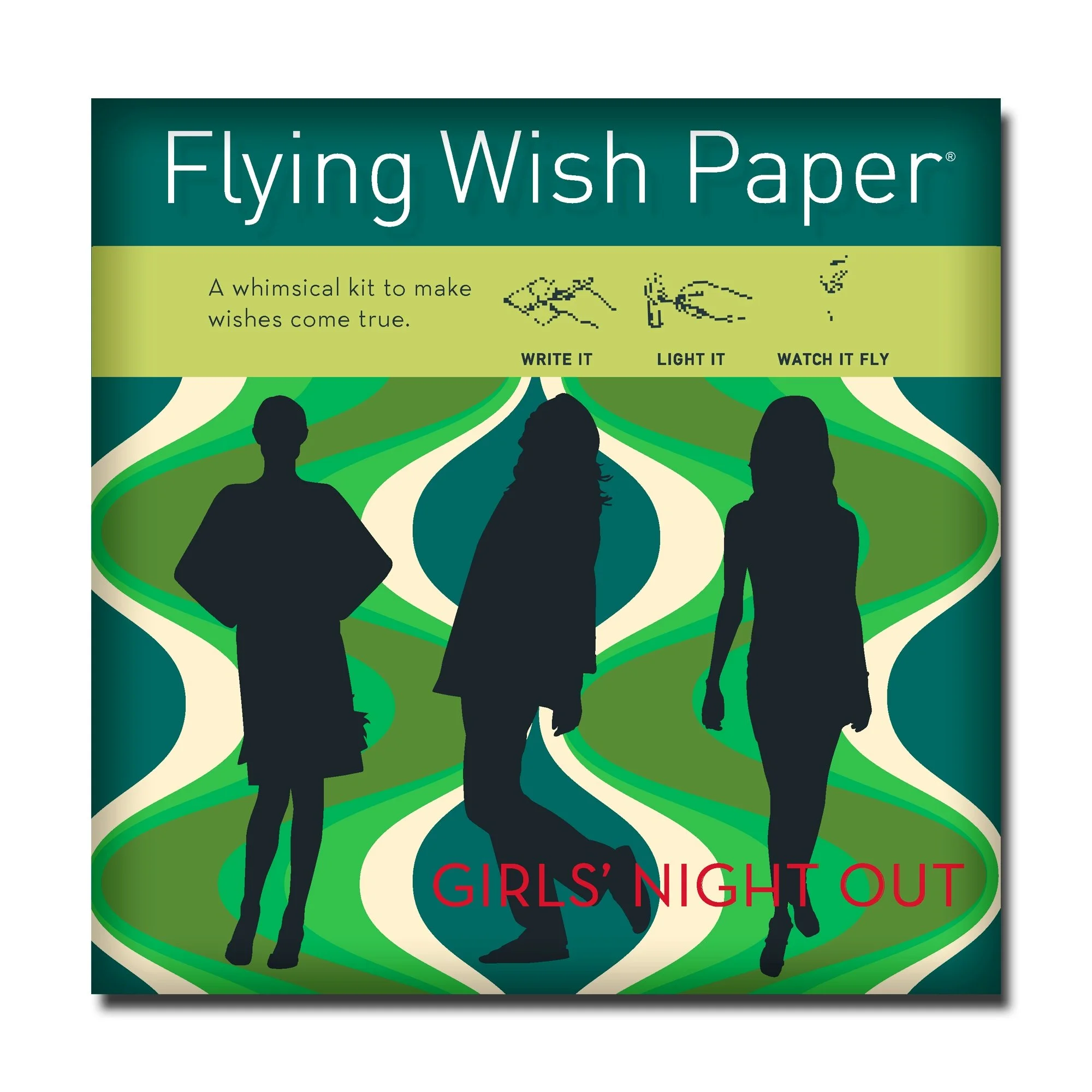 Flying Wish Paper® GIRLS’ NIGHT OUT Standard Mini WISHING KIT™