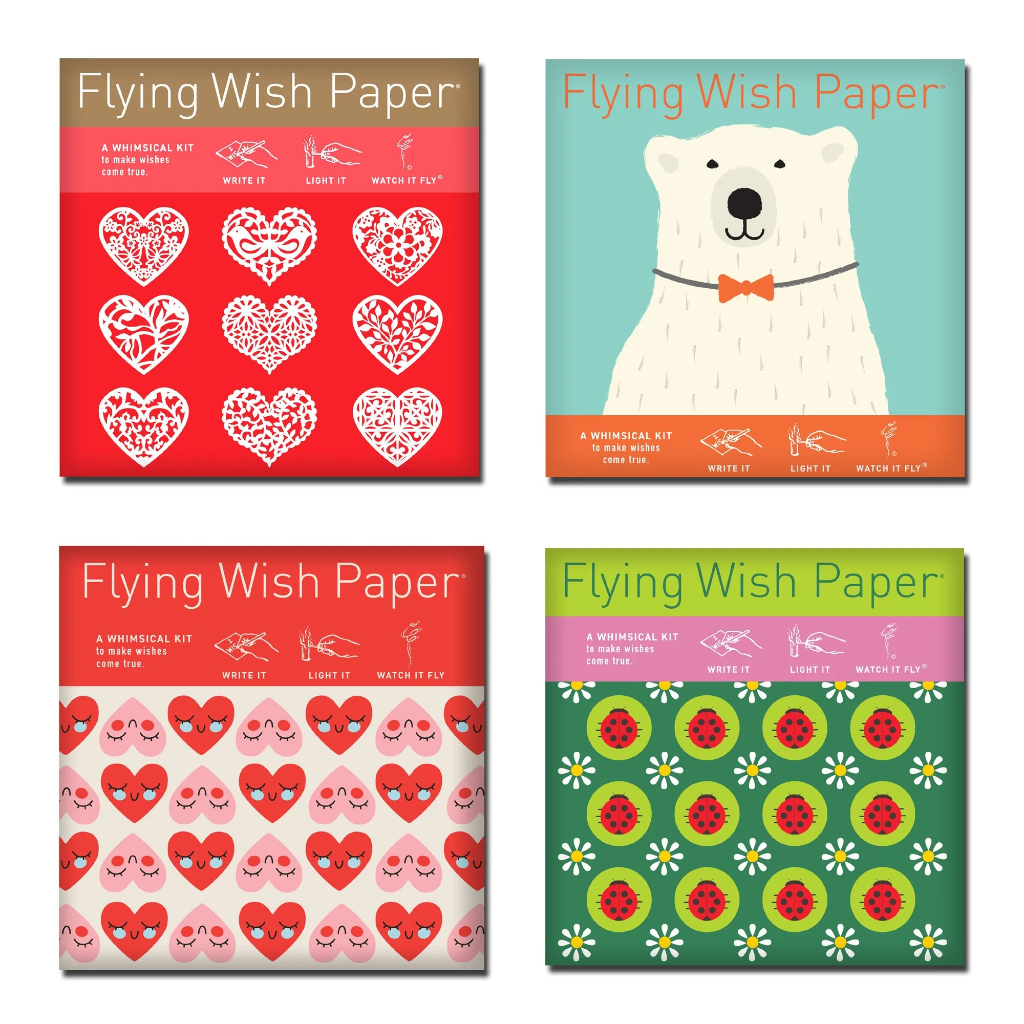 Flying Wish Paper® Limited Bundle Edition – 4 Mini Gift Kits